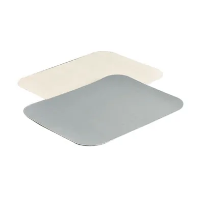 Couvercle pour barquette aluminium 685 ml 10,3 x 19,5 cm - Opercule pour barquette aluminium - Lot de 100 - Barquettes en aluminium
