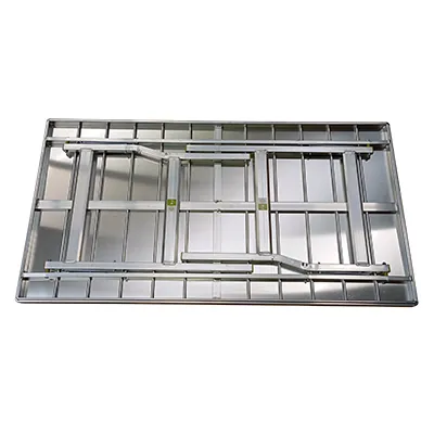 Table pliante marché aluminium 150 x 80 x 80 cm - Table de marché - Tables de marché, étals de marché-2