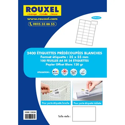 Étiquettes carton pré-découpées - Étiquettes pour porte-étiquettes-2