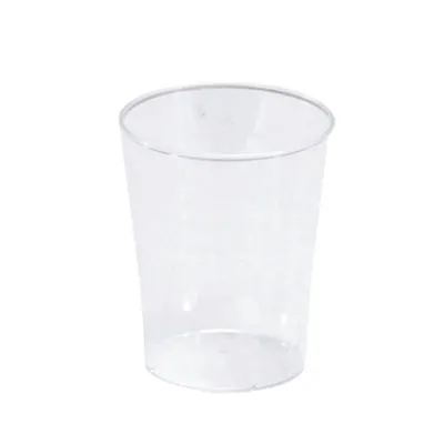 Gobelet plastique 5 cl ø 4,2 x 5,2 cm - Gobelet réutilisable - Verre plastique - Transparent - Lot de 50 - Gobelets carton, Gobelets café