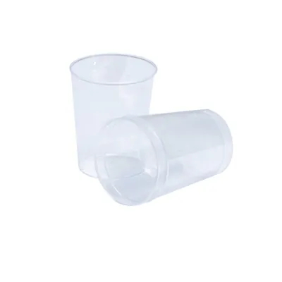 Gobelet plastique 5 cl ø 4,2 x 5,2 cm - Gobelet réutilisable - Verre plastique - Transparent - Lot de 50 - Gobelets plastique, Flûtes plastique, Verres à pied plastique-2