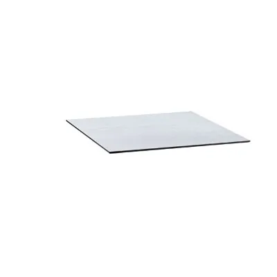 Plateau de table carré Compact blanc touch 70 x 70 cm, fixation universelle - Tables-2