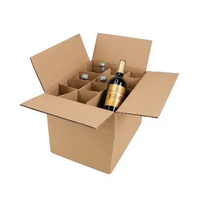 Caisse carton - Caisse américaine carton hauteur variable - carton double cannelure 40 x 30 x 20/30 cm – Lot de 10 - Caisses américaines cartons-7