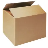 Caisse carton - Caisse américaine carton hauteur variable - carton double cannelure 60 x 40 x 30/40 cm – Lot de 10
