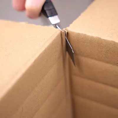 Caisse carton - Caisse américaine carton hauteur variable - carton double cannelure 60 x 40 x 20/30 cm – Lot de 10 - Caisses américaines cartons-2