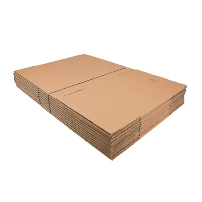 Caisse carton - Caisse américaine carton hauteur variable - carton double cannelure 60 x 40 x 20/30 cm – Lot de 10 - Caisses américaines cartons-4