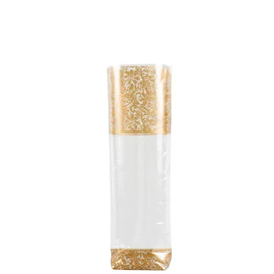 Sachet polypro fond PP Dentelle Or 12 x 27,5 cm 35µ - Sachet confiserie - Sachet bonbons - Lot de 100 - Sachets bonbon, Sachets confiserie