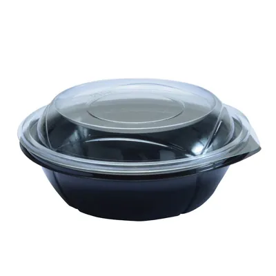 Couvercle plastique pour bol salade rond ø 16,5 x 2,5 cm - Lot de 100 - Boîtes salade, Bols salade-4