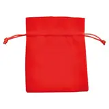 Sachet velours rouge 10 x 13 cm – Pochette velours avec cordon de serrage - Pochette à bijoux - Lot de 10 - Sachets velours, Pochettes simili cuir