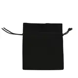 Sachet velours noir 10 x 13 cm – Pochette velours avec cordon de serrage - Pochette à bijoux - Lot de 10 - Sachets velours, Pochettes simili cuir