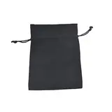 Sachet coton noir 12 x 17 cm avec cordon de serrage - Paquet de 10 - Sachets coton, Sachets lin
