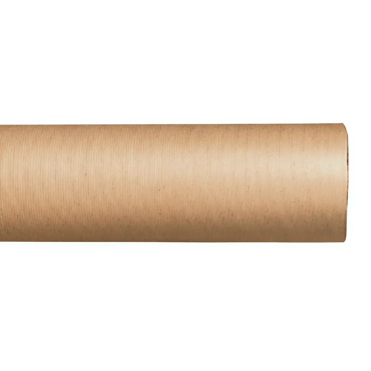 Papier cadeau kraft vergé brun uni 70 cm x 100 m 60 g/m² – le rouleau - Papiers cadeaux unis-2