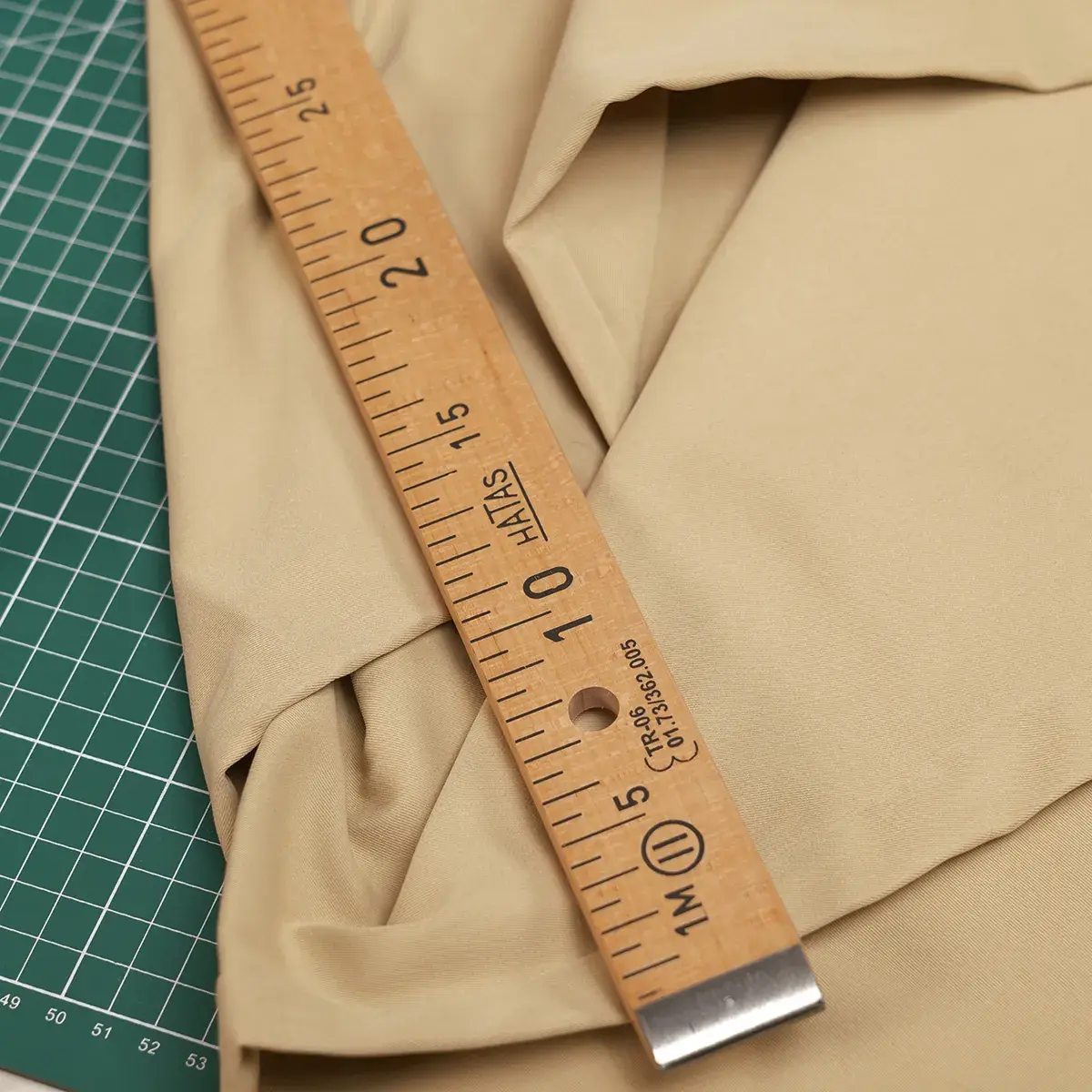 Règle de couture en bois 1m graduée tous les 5 mm - Mètre en bois - Accessoires couture-2