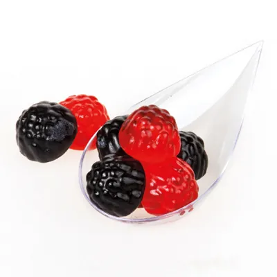 Verrine forme goutte plastique 10 x 5 cm - Mini verrine - Verrine jetable - Lot de 50 - Verrines-2