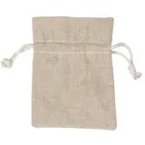 Sacs tissu coton naturel - Sachets coton, Sachets lin