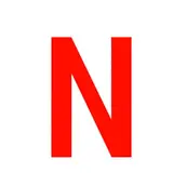 Lettre autocollante Rouge « N » H 90 mm Pickup Mono Nobel  - Lettres et chiffres adhésifs