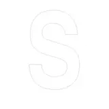 Lettre adhésive S 90 mm PickUp Mono Nobel – Blanc - Lettrage adhésif - Lettres et chiffres adhésifs