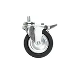 Roulette avec frein - Ligne Store noir Sablé pas de 25 mm