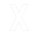 Lettre adhésive X - Lettres et chiffres adhésifs