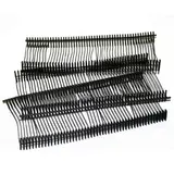 Attache étiquette pour pistolet textile aiguille standard 40mm, polypropylène, noir - Boîte de 5000 - Attaches pour pistolet textile