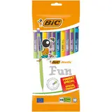 Porte-mines BIC Matic HB 0,7mm Fun - coloris assortis - Paquet de 10 - Porte-mines, Crayons à papier