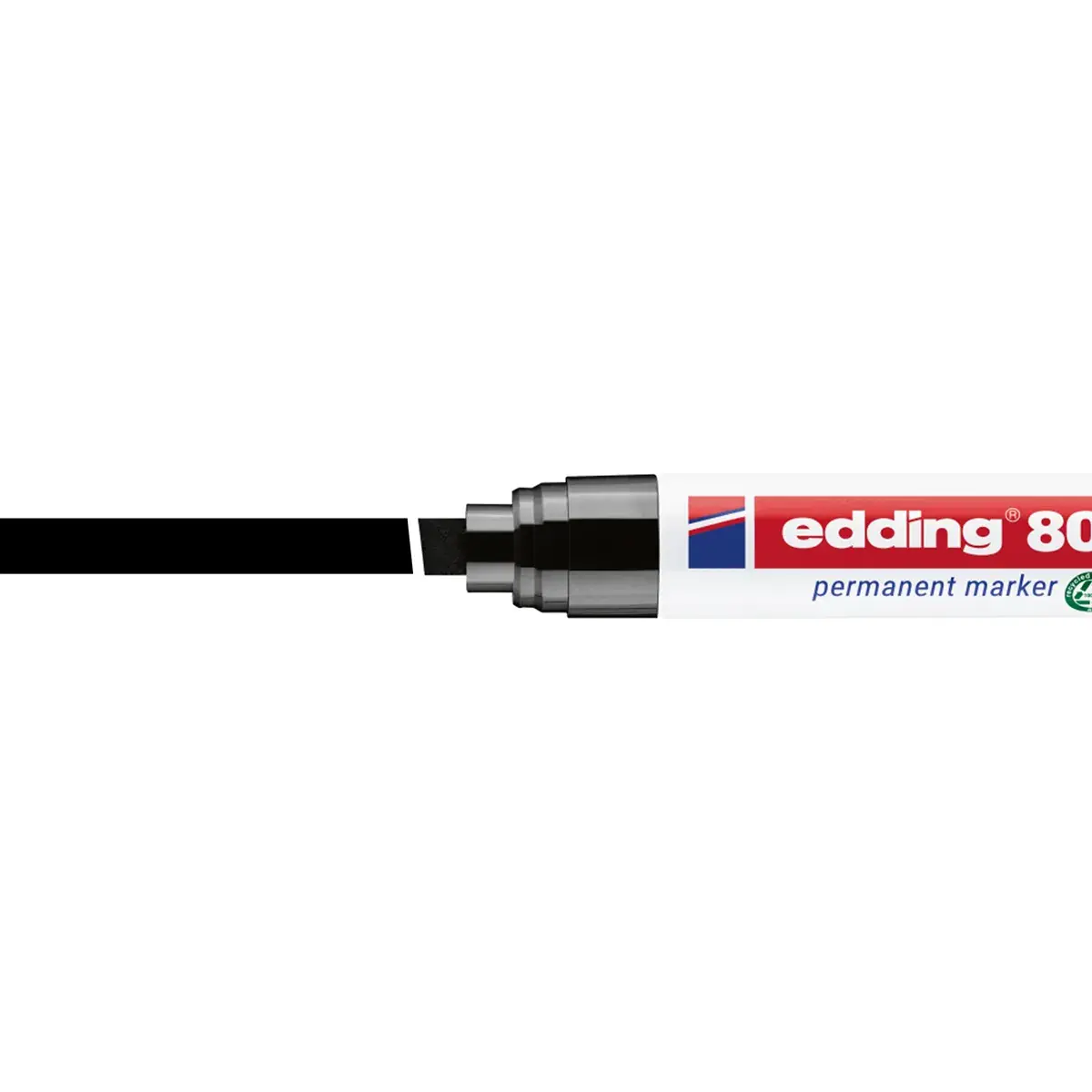 Marqueur indélébile Edding 800 pointe biseautée 4 à 12 mm - Marqueur permanent - Noir - Marqueurs-2