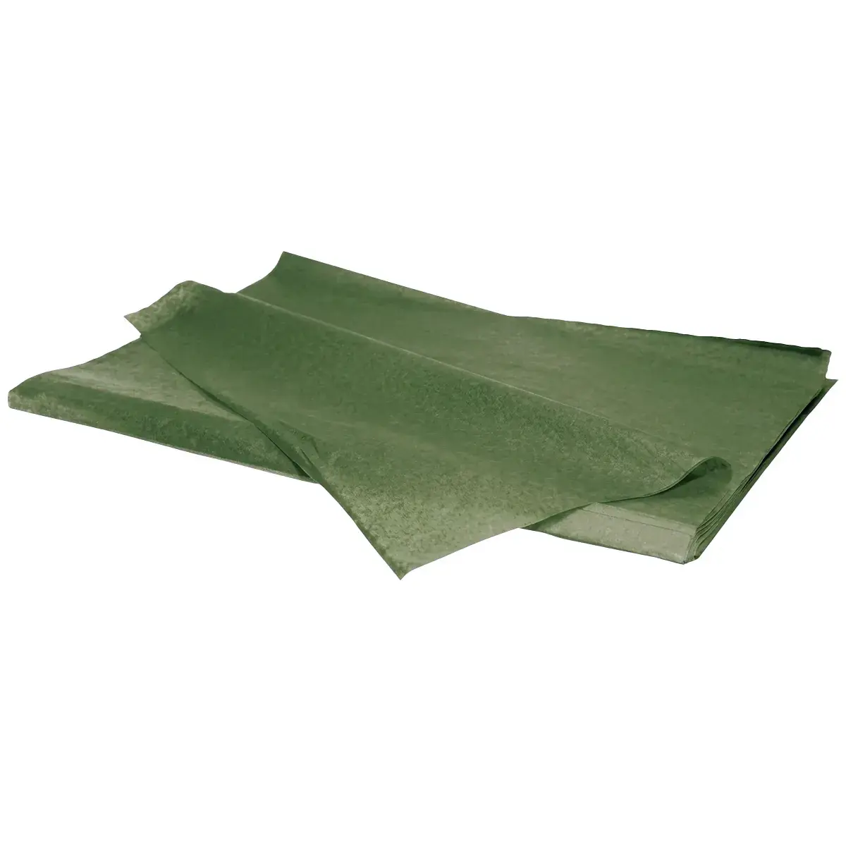 Papier de soie vert olive 14g/m² 50 x 75 cm, 240 feuilles - Papiers de soie