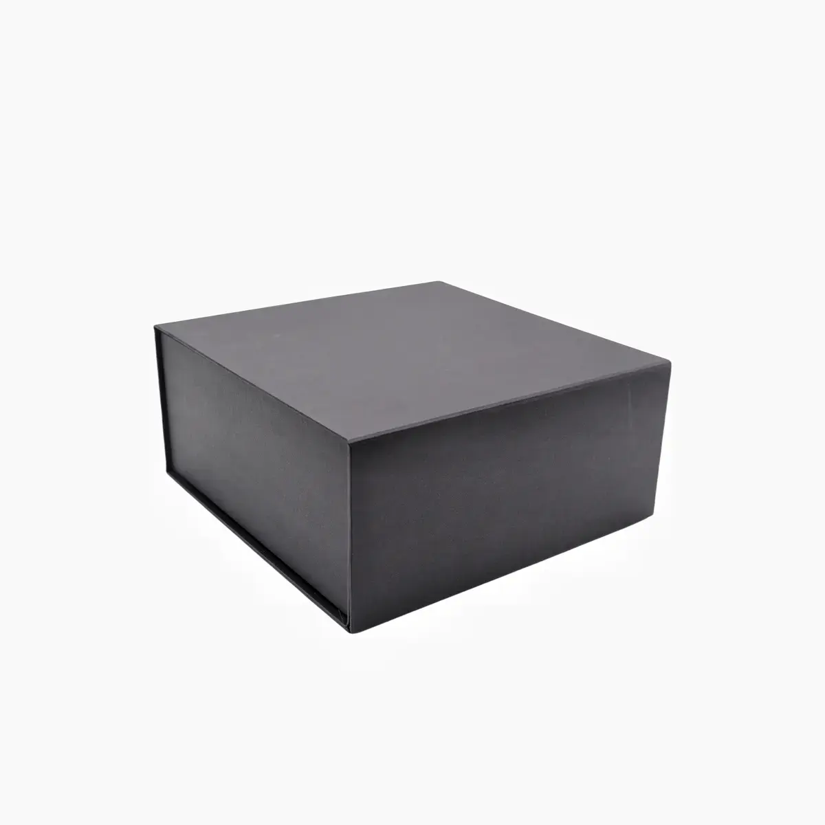 Boîte cadeau carton noire 22 x 22 x 10 cm - Lot de 5 - Boites cadeaux carton pliables