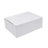 Boîte cadeau carton pliable blanche 40 x 30 x H 15 cm, 1200g/m² - Paquet de 5 - Boites cadeaux carton pliables