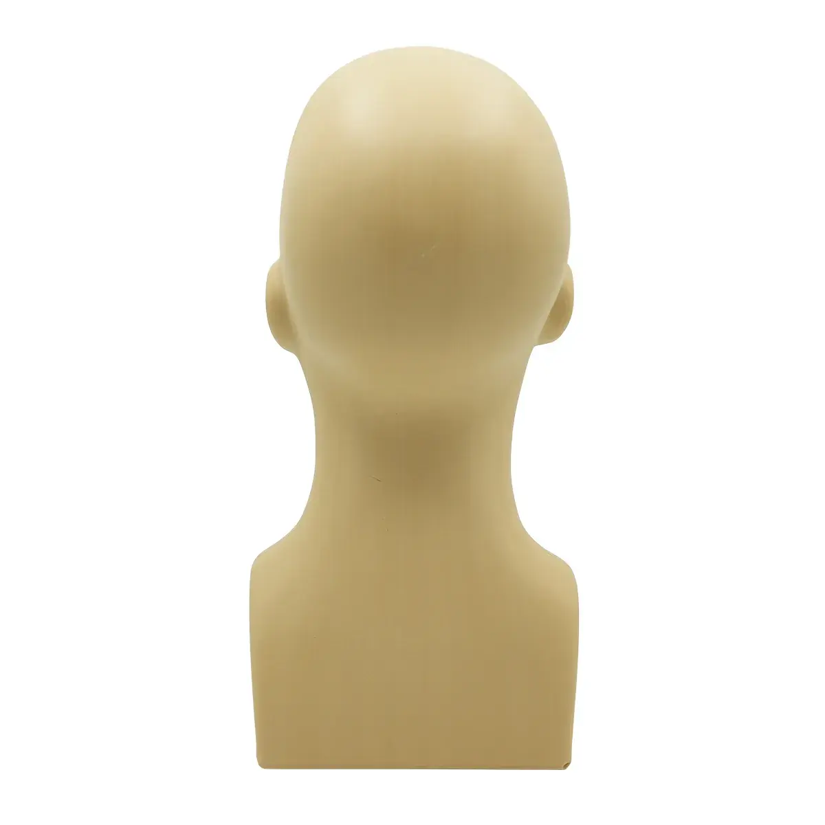 Tête mannequin homme plastique H 40 cm - Tête pour perruque, chapeau - Chair - Têtes-4