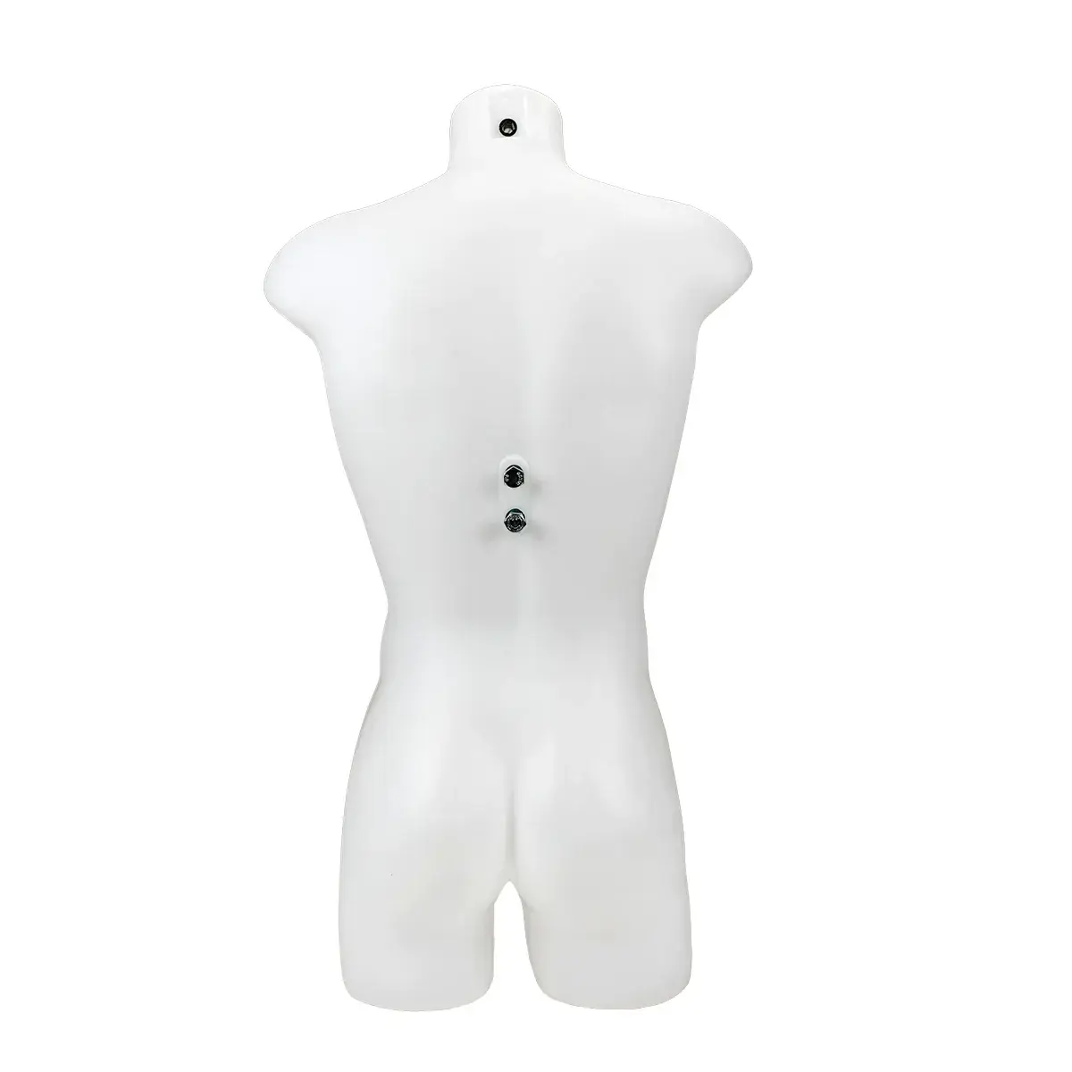 Buste homme plastique H 87 cm - Torse homme plastique - Blanc - Bustes ECO-3