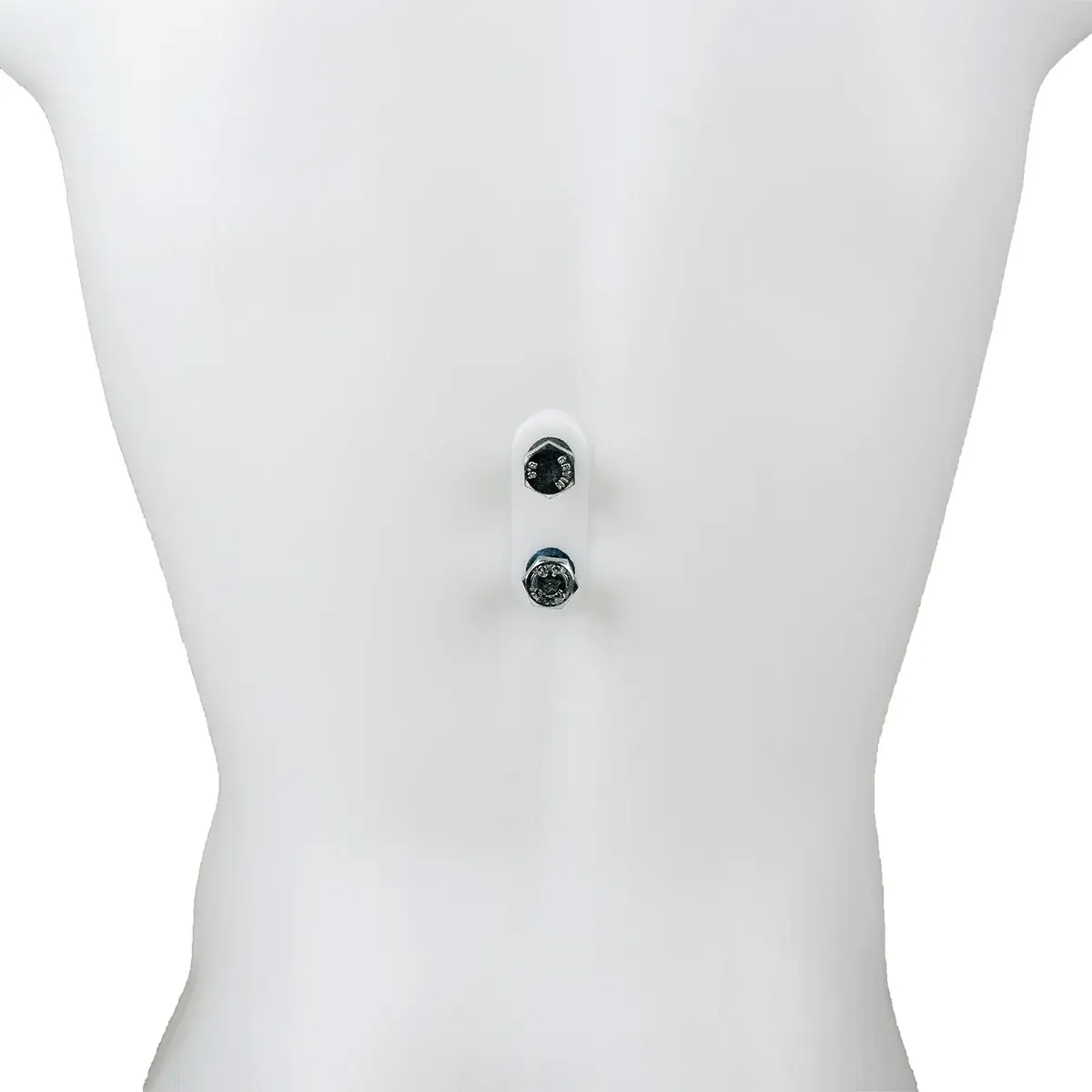 Buste homme plastique H 87 cm - Torse homme plastique - Blanc - Bustes ECO-4