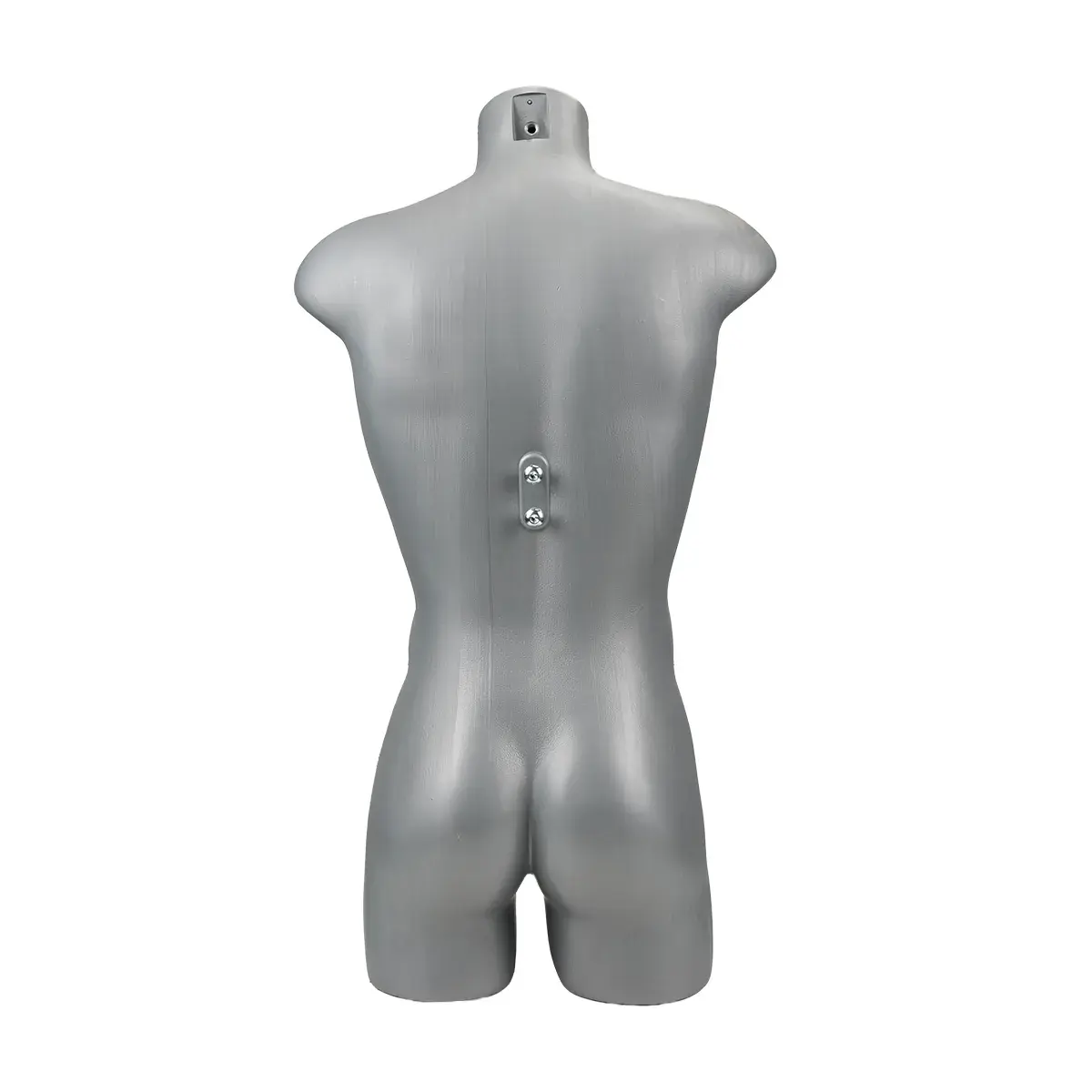 Buste homme plastique H 87 cm - Torse homme plastique - Gris - Bustes ECO-3