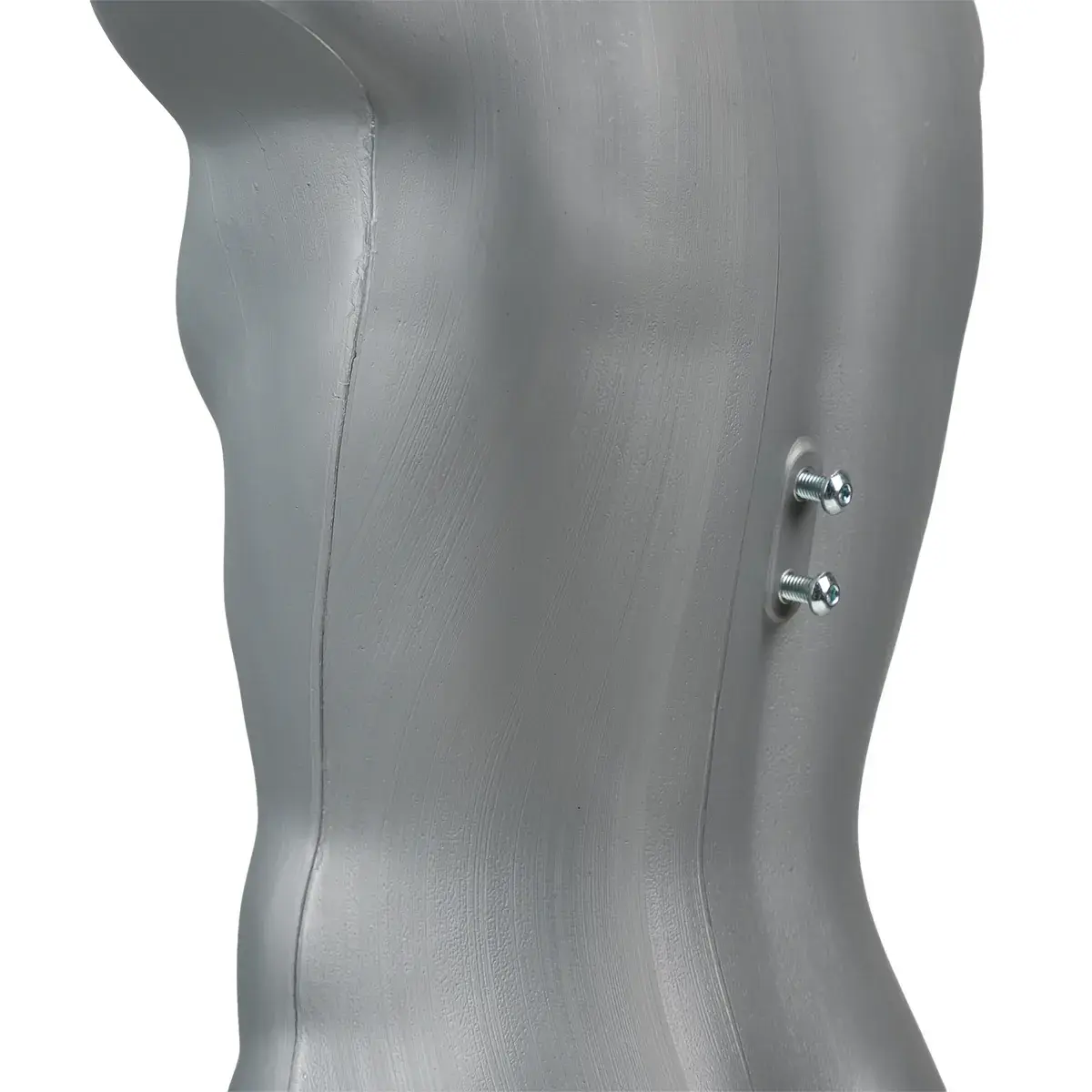Buste homme plastique H 87 cm - Torse homme plastique - Gris - Bustes ECO-5