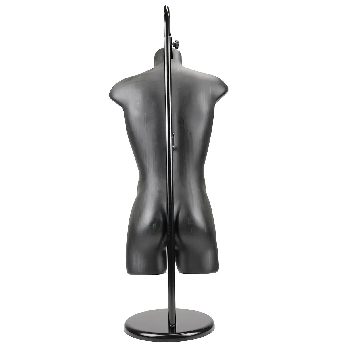 Buste homme plastique H 87 cm - Torse homme plastique - Noir - Bustes ECO-9