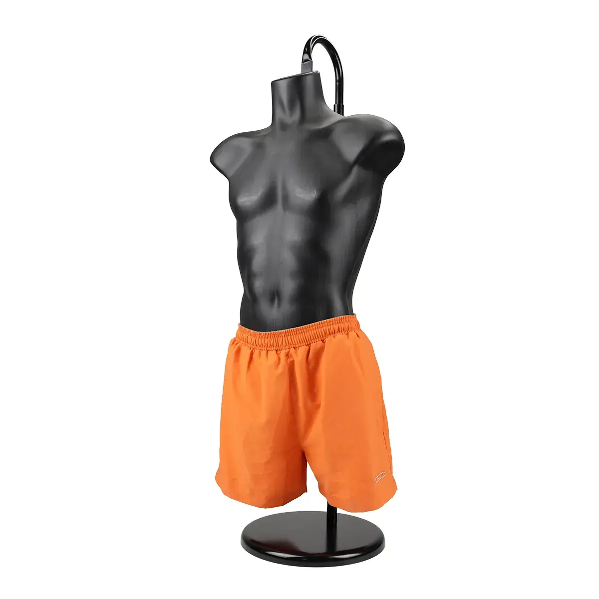 Buste homme plastique H 87 cm - Torse homme plastique - Noir - Bustes ECO-11