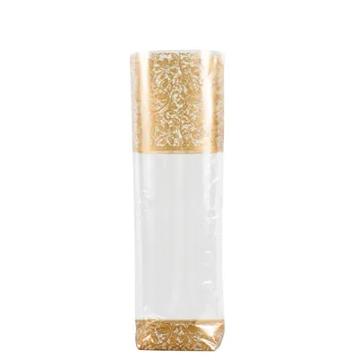 Sachet polypro fond PP Dentelle Or 14 x 30,5 cm 35µ - Sachet confiserie - Sachet bonbons - Lot de 100 - Sachets bonbon, Sachets confiserie