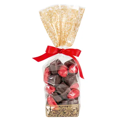 Sachet polypro fond PP Dentelle Or 14 x 30,5 cm 35µ - Sachet confiserie - Sachet bonbons - Lot de 100 - Sachets bonbon, Sachets confiserie-2