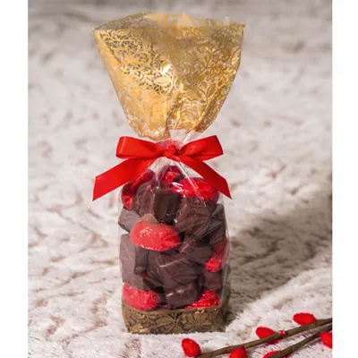 Sachet polypro fond PP Dentelle Or 14 x 30,5 cm 35µ - Sachet confiserie - Sachet bonbons - Lot de 100 - Sachets bonbon, Sachets confiserie-3
