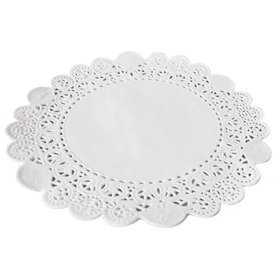 Dentelle papier ronde blanche ø 19 cm - Paquet de 250   - Semelles gâteaux, Supports gâteaux