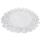 Dentelle papier ronde blanche ø 19 cm - Paquet de 250   - Semelles gâteaux, Supports gâteaux
