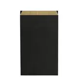 Pochette cadeau kraft vergé noir 25 x 6,5 x 41 cm - Sachet kraft - Lot de 250 - Pochettes cadeaux unies