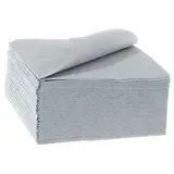 Serviette Celisoft non tissée 40 x 40 cm - Serviette jetable - Serviette de table papier - Gris - Paquet de 50 - Serviettes jetables, Serviettes cocktails