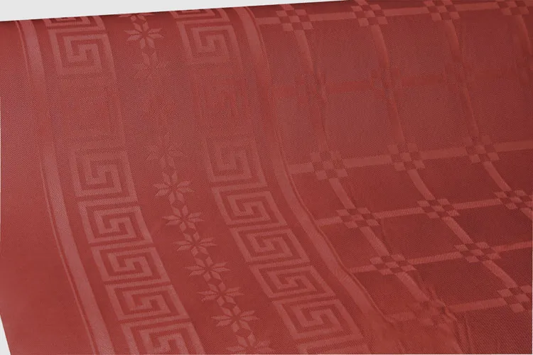 Nappe damassée déperlante - Nappe jetable - Nappe papier - Bordeaux - Rouleau de 1,18 x 25 m - Nappes papier, Nappes jetables-2