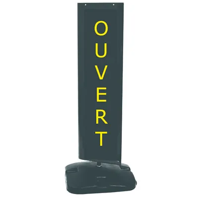 Enseigne tournante double face - Stop trottoir-2