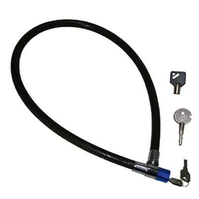 Antivol avec chaîne de 1m ø 18mm + 2 clés - Gris clair - Cadenas