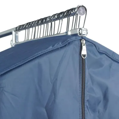 Housse VRP Nylon 40 x 100 cm Bleu marine - Housse vêtement professionnel - Housses à vêtements-5