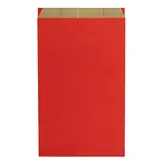 Pochette cadeau kraft vergé rouge 30 x 9 x 49,5 cm - Sachet kraft - Lot de 250 - Pochettes cadeaux unies