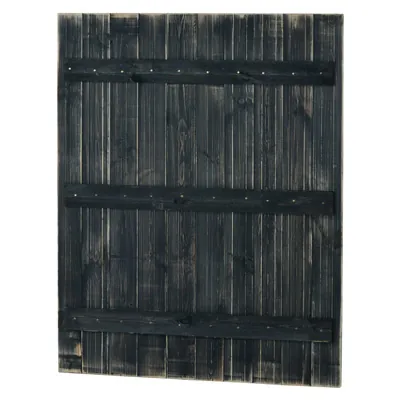 Panneau bois pour gondole Noir charbonneux 96,2 x 120 cm, ép.18 mm - Fond plein - Fonds Bois-3