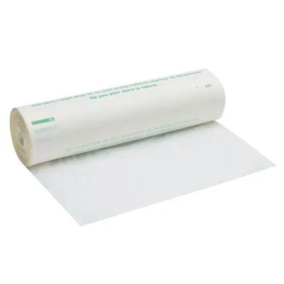 Sac plat biodégradable transparent 35 x 45 cm plastique biosourcé - Rouleau prédécoupé de 500 sacs - Sacs plastique liassés-2